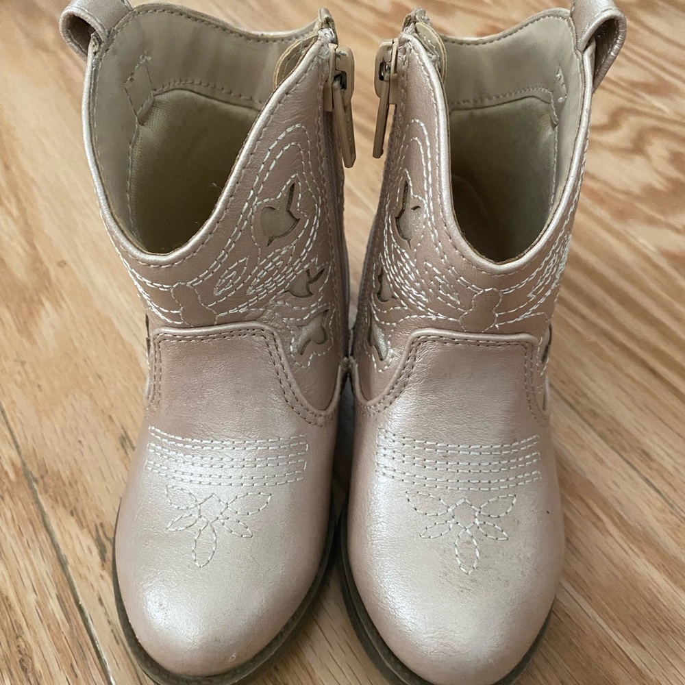Toddler Cow Girl Cat & Jack Boots Brand New No Box